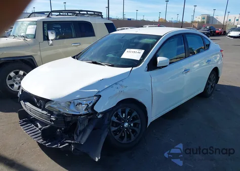 2015 Nissan Sentra Sv из США, поврежденный, VIN 3N1AB7AP0FL643708